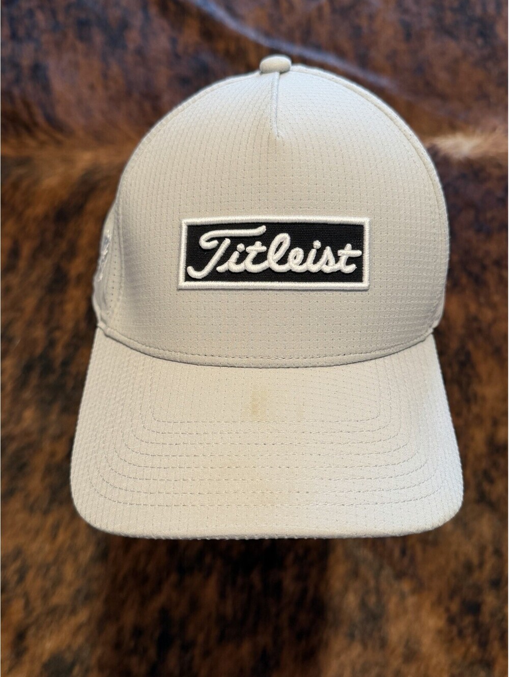 Titleist Ocean Side Gray Mesh Golf Hat Adjustable Breathable Embroidered Logo